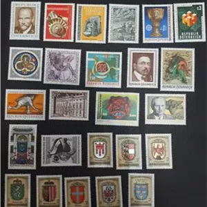 25 تمبر اتریش ، یرست اطریش سال 1976