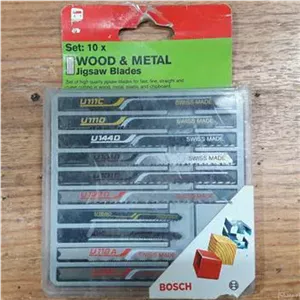 ست تیغ اره عمودبر بوش بسیار قدیمی BOSCH