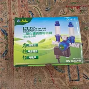 مانومتر 2 خروجی شیر برقی دار co2 مدل KS-033 کیرزین