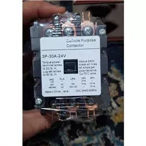 کنتاکتور 24ولت ac 30 a