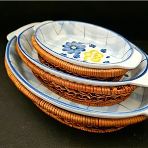 ست مرغ خوری گل پنبه قدیمی
