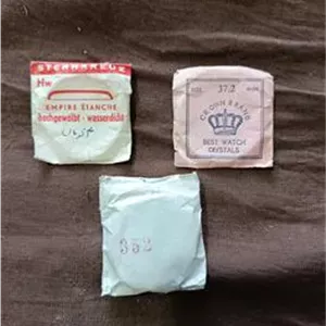 4 طلق ساعت قدیمی ش 3 سایز بزرگ