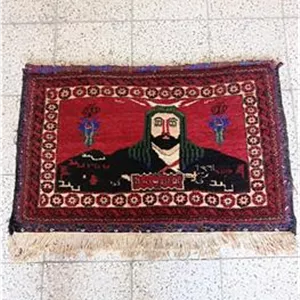 قالیچه دستباف تابلوئی زیبا و قدیمی شماره 5