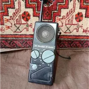 رادیو دو موج قدیمی طرح بیسیم