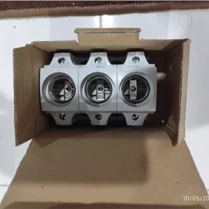 پایه فیوز کتابی 3 تایی 25 آمپر سرامیکی زیمنس اصل