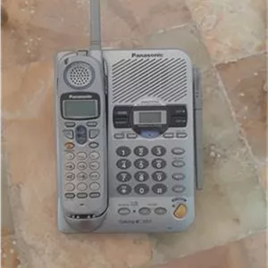 تلفن بی سیم پاناسونیک نقره ای مدل KXTG2260BXSکد6