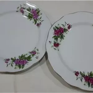 بشقاب چینی گل سرخ
