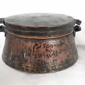 دیگ مسی چکشی و دست ساز