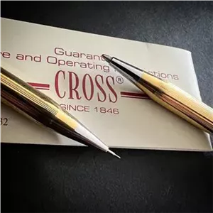 خودکار اتود لوکس آکبند روکش طلای کراس آمریکا CROSS