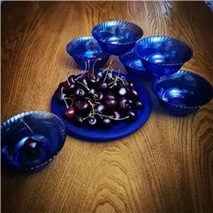 کاسه بلور لاجوردی