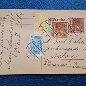 کارت پستال کلاسیک و قدیمی اتریش مجارستان 1922
