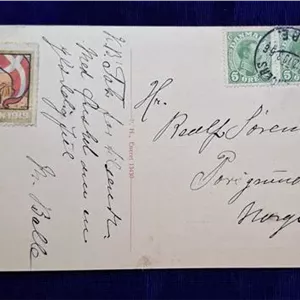 کارت پستال کلاسیک و ارزشمند دانمارک 1919
