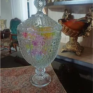 شکلات خوری کریستال پایه بلند 