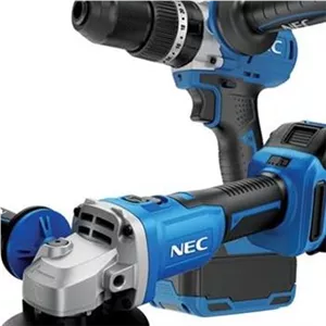 پک دریل و مینی فرز شارژی ان ای سی مدل 2111 NEC