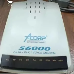 فکس مودم اکورپ بسیار عالی با کابل و ادابتور