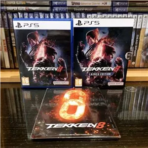 TEKKEN 8 LAUNCH EDITION RG UK دیسک و پک تمیز