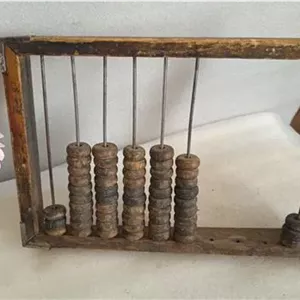 چرتکه قدیمی آنتیک و کلکسیونی