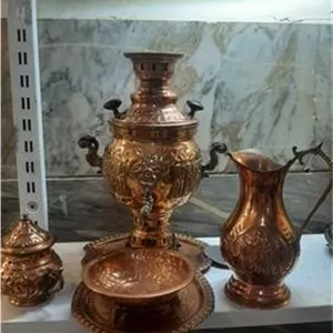 سرویس کامل سماور مسی