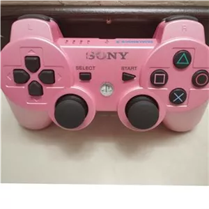 دسته بازی ps3 خوش رنگ صورتی
