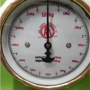 ترازو فنری 120 کیلویی کلکسیونی وآنتیک