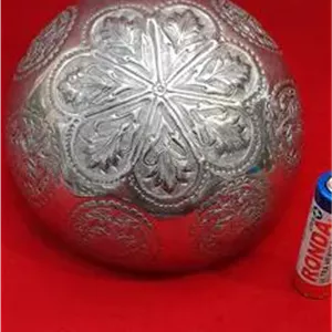 کاسه برنجی قلم دست زیبا و آنتیک