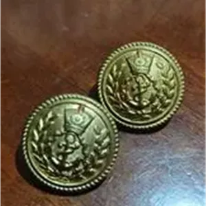 2 عدد دکمه نیرو دریایی پهلوی ساخت خارج