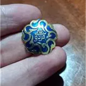 بج سینه یادبود فردوسی رنگ مینا