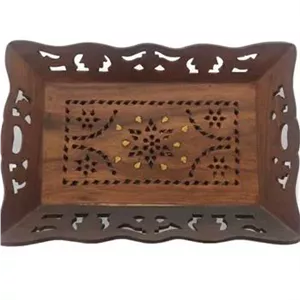 سینی چوبی مدل هندی کد 2232