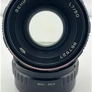 zenitar 50mm f17 تبدیل پیچی m42 به سونی E