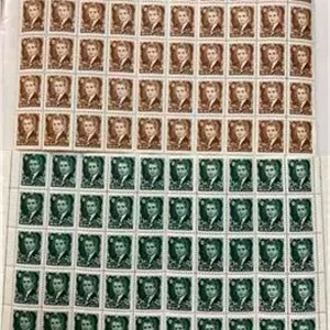 2 نیم ورق 50تایی سری پستی 12