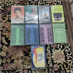 تعداد 9 عدد نوار کاست عکس دار