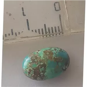 سنگ فیروزه بیضی شکل برای مهره نگین انگشتر