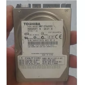 هارد لپ تاپ توشیبا 120 گیک TOSHIBA خراب