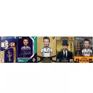 تعداد5عدد کارت کیمدی کم یاب از دیوید بکهام