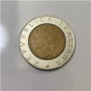 سکه قدیمی خارجی 500لیره ایتالیا1995 نایاب کلکسیونی