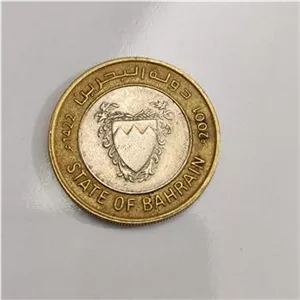 سکه خارجی قدیمی 100فلس 2001 بحرین کلکسیونی