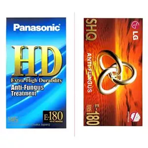 2 عدد فیلم خام ویدیو VHS پاناسونیک و ال جی آکبند