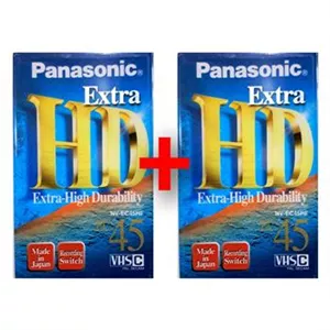 2عدد فیلم دوربین فیلمبرداری VHS-C پاناسونیک ژاپن