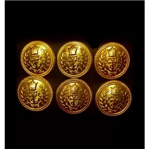 6 عدد دکمه نیروی دریائی