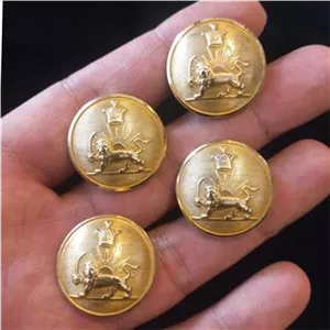 4 عدد دکمه شیروخورشید تمیز و بکر