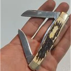 چاقو خوشنویسی قدیمی 3 تیغ کرند 