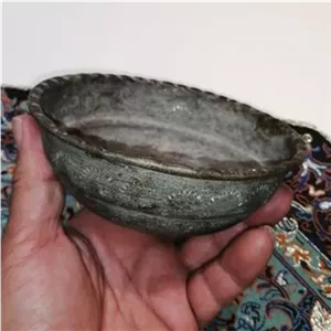 کاسه مسی قلمکاری زیبا