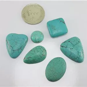 شش عدد سنگ هولیت طرح فیروزه