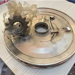 طبق تسمه موتور گازی پژو با چرخ دنده
