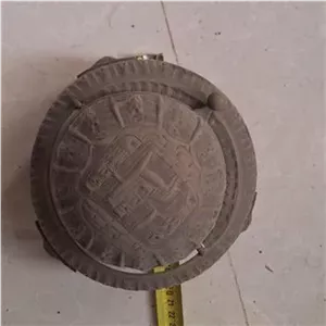 خاویار خوری برنجی بزرگ قدیمی 