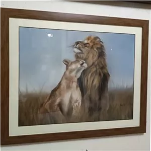 تابلو شیر پاستل گچی