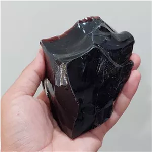 سنگ راف ابسیدین مشکی به وزن 625 کد 1040