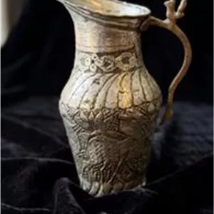 پارچ مسی قدیمی قلم