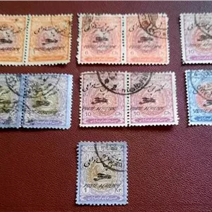 تمبر نفیس پست هوایی 1305 کمیاب اصل ص87