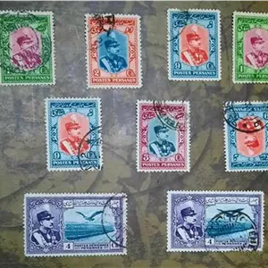 تمبر نفیس کمیاب عقابی و تاجگذاری هارلم اصل 413